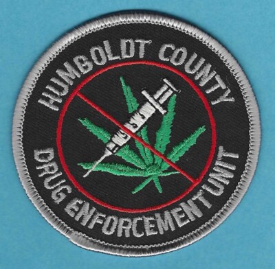 HUMBOLDT COUNTY CALIFORNIA INTERAGENCY DRUG ENFORCEMENT TASK FORCE PATCH