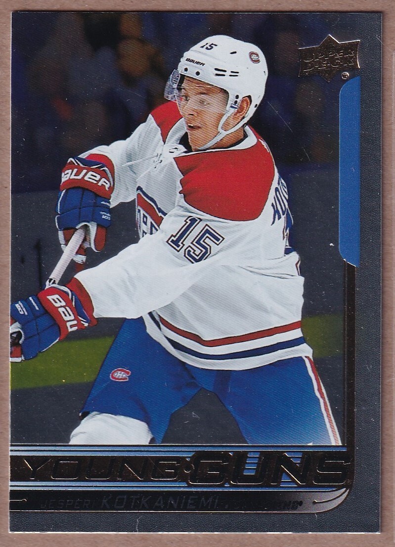 2018-19 Upper Deck Young Guns Silver Foil #249 Jesperi Kotkaniemi RC