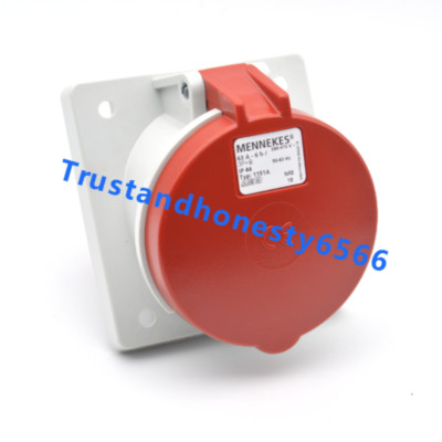 1PCS NEW FOR MENNEKES TYP:1151A TYP1151A IP44 63A INDUSTRIAL PLUG FREE SHIP