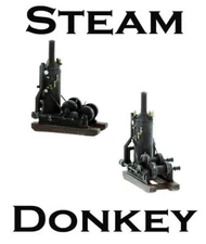 Steam Era Donkey Engine Finished and detailed model N Scale 1/160 scale