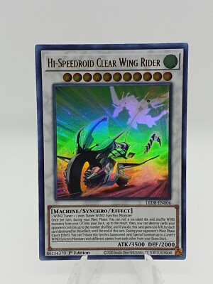 Yu-Gi-Oh! TCG Hi-Speedroid Clear Wing Rider Legendary Duelists: Synchro ...