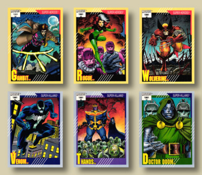 1991 Impel Marvel Series 2 (1-162) / Pick Your Cards - Build Set / Buy4+ Save40%