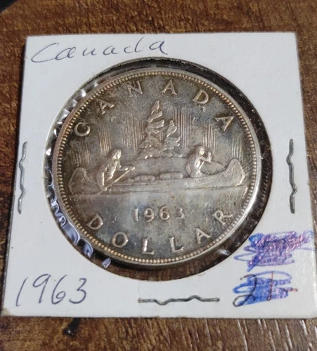 CANADA 1963 SILVER DOLLAR
