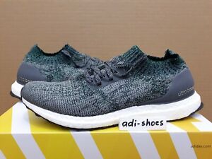 ADIDAS ULTRA BOOST UNCAGED GREY GREEN UK 6-8 ltd DA9165 laceless clima 2.0  | eBay