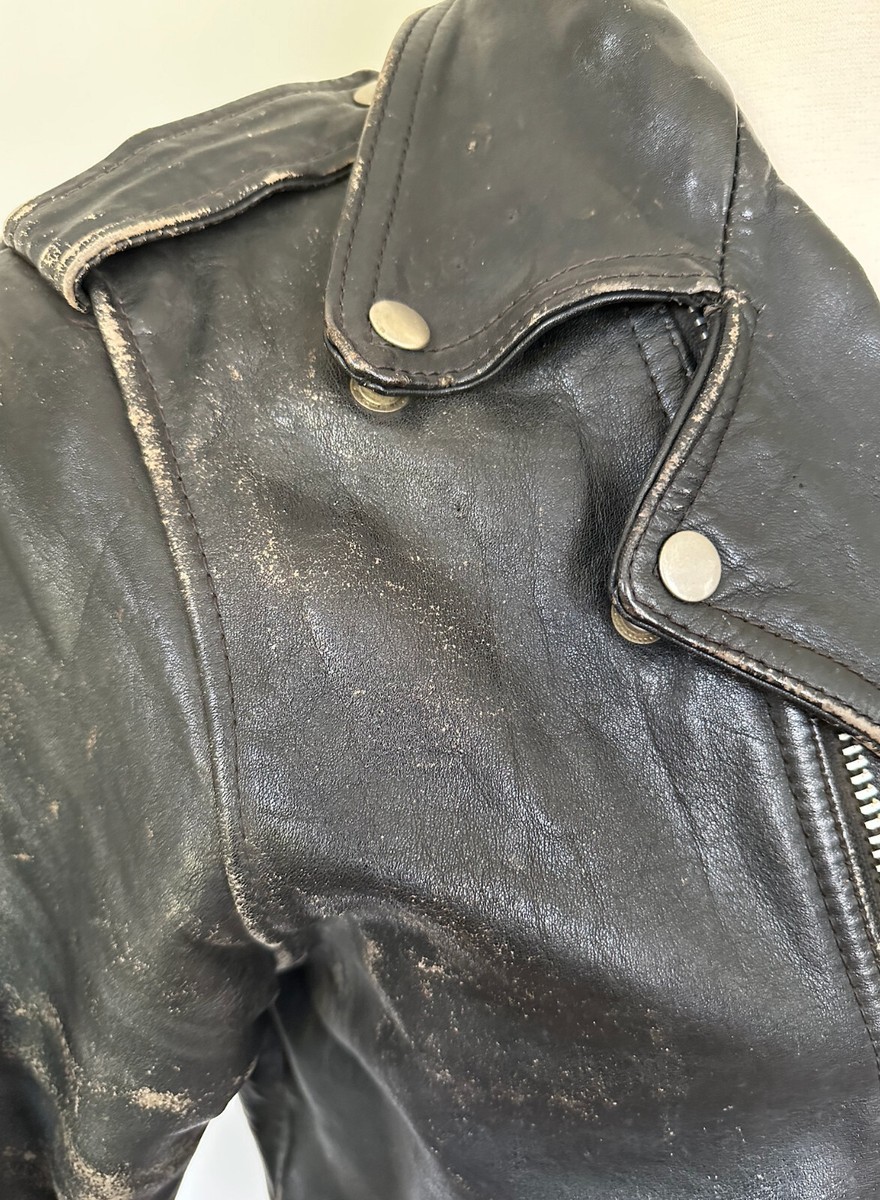 AMAZING VINTAGE 50s Leather Biker Jacket distressed | eBay AMAZING VINTAGE 50s Leather Biker Jacket distressed | eBay