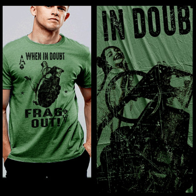 Combat t-shirt Infantryman Frag Grenade tactical Assault warrior Combat Vet