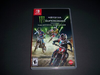 Authentic Box Case ONLY Replacement Nintendo Switch Monster Energy