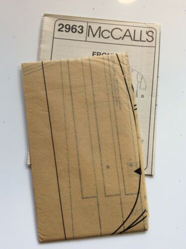 McCall's 2963 Misses' Giacche Sfoderate Taglia Y (Sml-Med-Lrg) - Foto 2 di 3