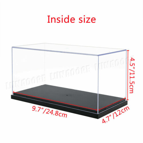 AU Clear Perspex Case 25cm L Acrylic Display Box Dustproof Protection Big Size - Picture 4 of 12