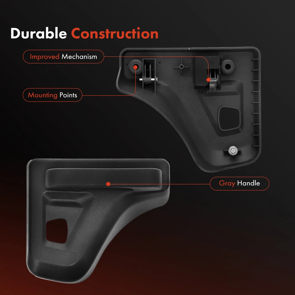 Manija de puerta interior gris pasajero trasero para Chevrolet City Express 2015-2018 Foto 4 de 4