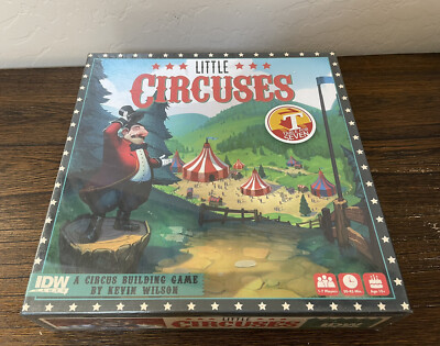 Little Circuses IDW A Circus Building Game The Plastic does have A Small Rip.￼
