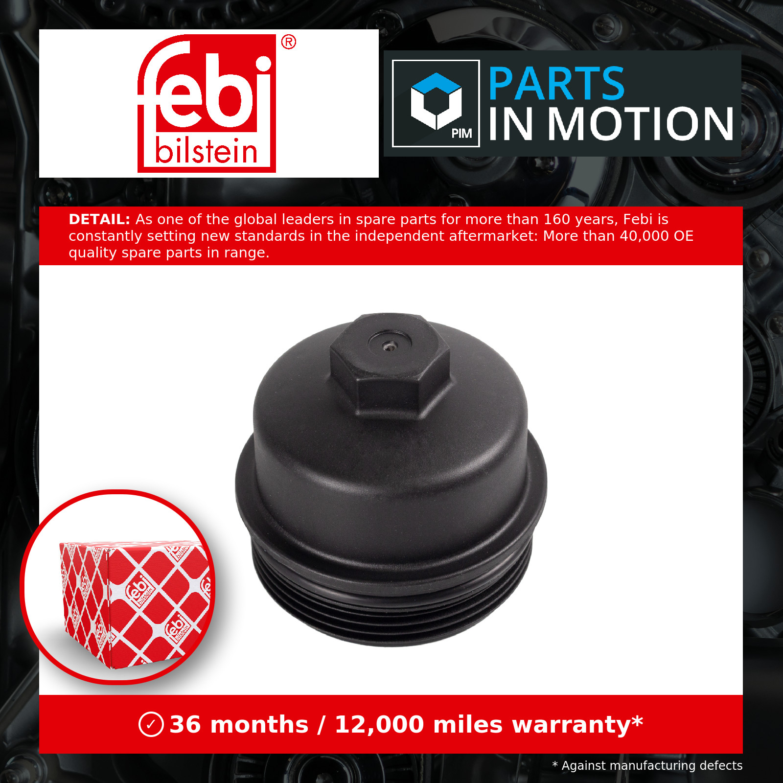 Febi Bilstein 172896 Oil Filter Housing Cap Fits Opel Astra G Classic 1.4 - Image 14