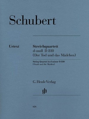 Schubert String Quartet D minor D 810 Death and the Maiden Book NEW 051480626