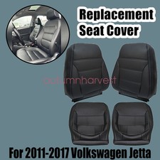 For 2011 2012 2013 2014 2015 2016 2017 Vw Jetta Front Leather Seat Cover Black For 2011 2012 2013 2014 2015 2016 2017 Vw Jetta Front Leather Seat Cover Black