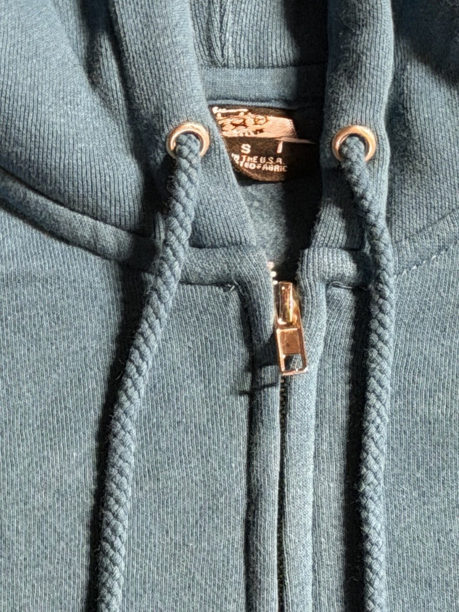 Stussy Hoodie Guam Chapter Sz Small Blue RARE ARCHIVED COLOR