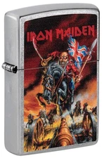 Zippo Iron Maiden, Maiden England World Tour Lighter, Street Chrome NEW IN BOX