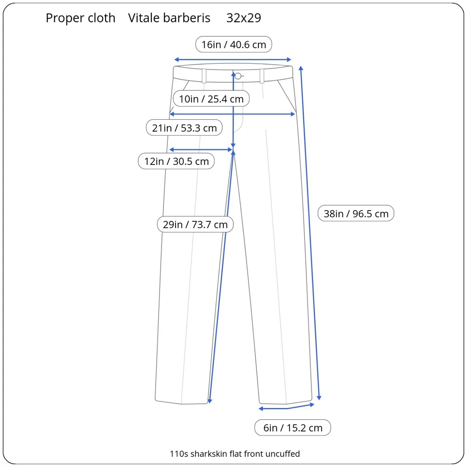 Nuevo traje de tela adecuado 42s 32x29 Vitale Barberis 110s piel de tiburón lienzo $1098 Foto 3 de 4
