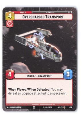 Overcharged Transport (Hyperspace) 459 NM A Lawless Time