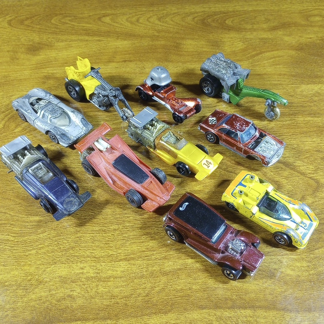 ミニカー Hot Wheels Hot Wheels RRRumblers Hot Wheels Lot Of 10 Rrrumblers Motorcycles Redline Sizzlers