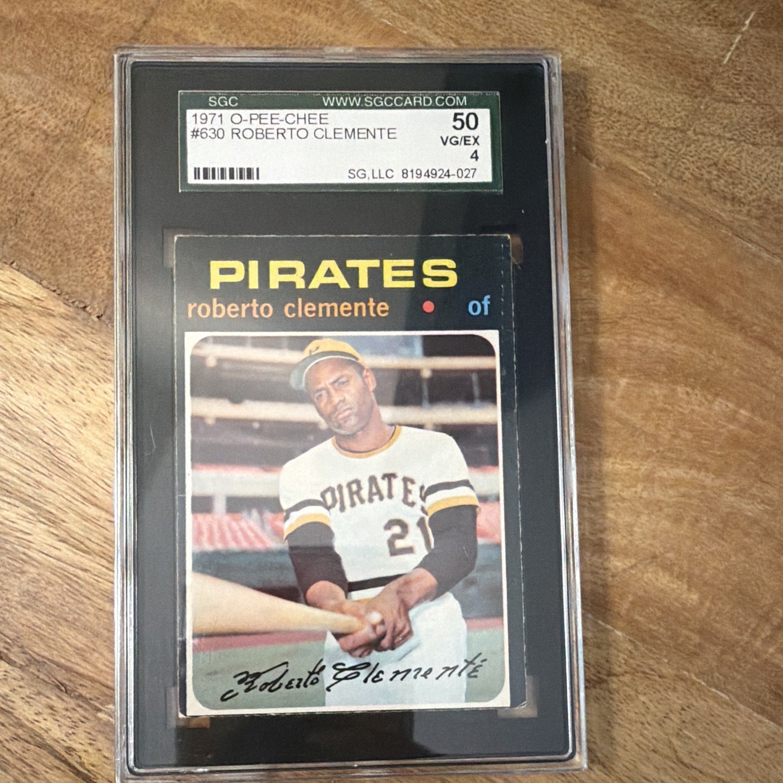 Roberto Clemente #630 Baseball Cards 1971 O Pee Chee trading card — raw and PSA graded price guide