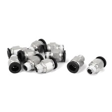 1/8PT Push in Pneumatic Air Quick Connect Tube Fitting Coupler 10pcs