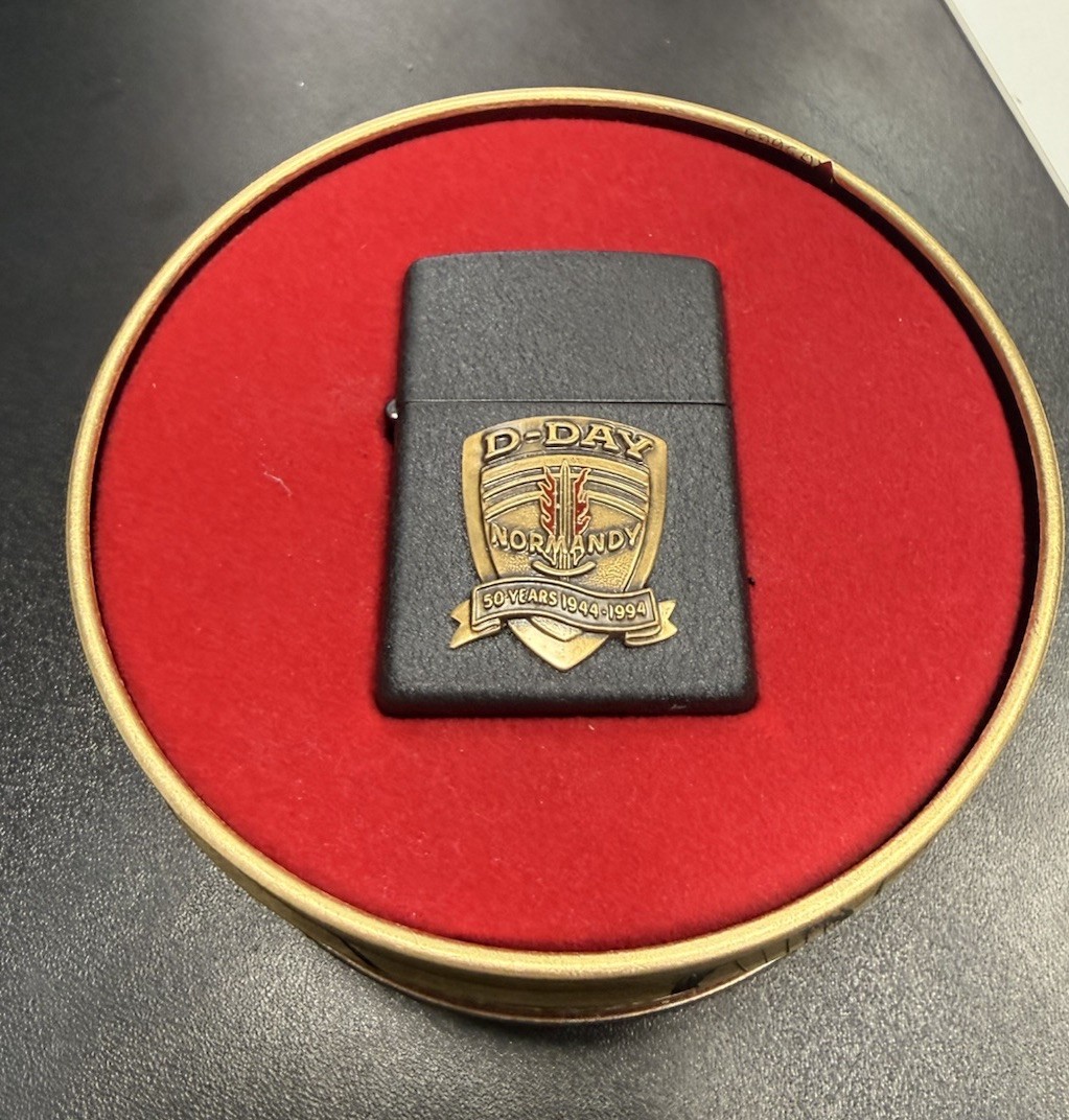 Vintage Zippo D-Day Normandy 50 Years 1944-1994 Limited Edition