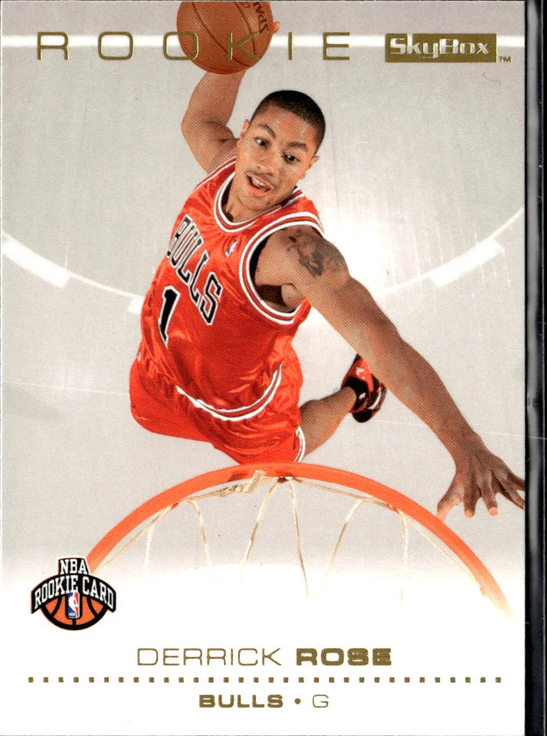 Derrick Rose 2008-09 SkyBox Rookie RC #201 Chicago Bulls