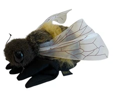 Folkmanis Honey Bee Bumblebee Plush Hand Puppet Insect