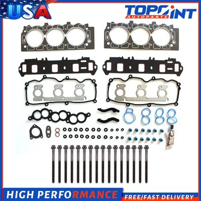 Topoint Head Gasket Bolts Set For 01-07 Ford Taurus Mercury Sable 3.0L OHV 12V