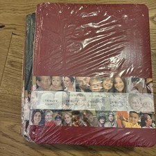 NEW 3 Creative Memories 8.5 x 11 Tribute Album Scrapbook 1 Black 2 Maroon/red