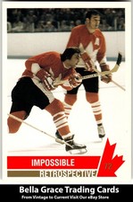 1992 Future Trends '76 Canada Cup Impossible #104 Canada NHL Hockey