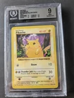 1999 POKEMON BASE SET YELLOW CHEEKS-SHADOWLESS #58 PIKACHU BGS 9 MINT