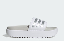 NEW ADIDAS ADILETTE WOMENS PLATFORM SLIDES SIZE 7