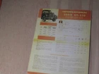 International VF-210 conventional truck leaflet  brochure 60s Argentina market