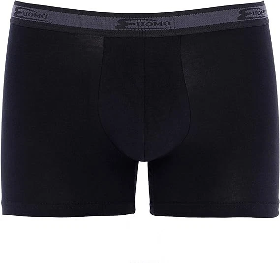 6 BOXER UOMO COTONELLA 2384 COTONE BIELASTICO ELASTICO ESTERNO ELASTICIZZATO - Immagine 3 di 3