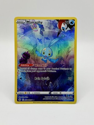 Manaphy GG06/GG70 Full Art Holo - Crown Zenith Galarian Gallery Pokémon TCG