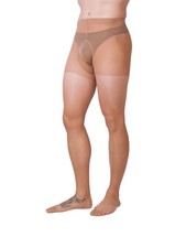 Herren Strumpfhose Beige Haut 40 DEN Größe ...