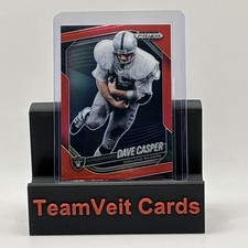 2025 Panini Prizm Black Dave Casper Red Prizm  #108 GO Raiders!