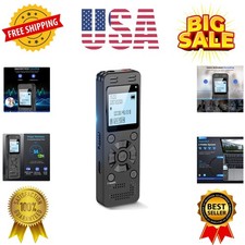 128GB Digital Voice Recorder for Lectures Meetings - 9296 Hours Voice Activat...