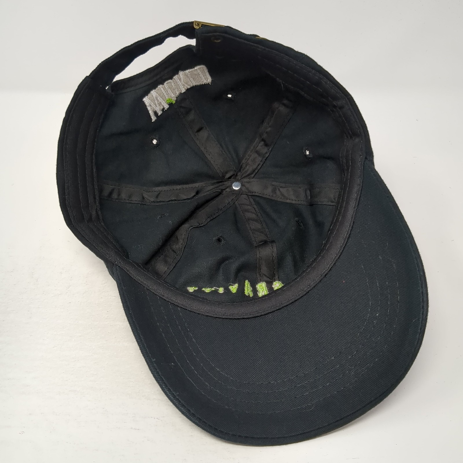 Defy Gravity Wicked Slideback Hat Solid Black One… - image 7