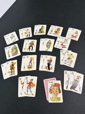 OLD MAID Vintage 50's Whitman Mini Card Game 15 Pairs