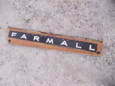 Farmall Ih 806 Tactor Front  Hood Engine Skirt Side Panel W*/ Emblem