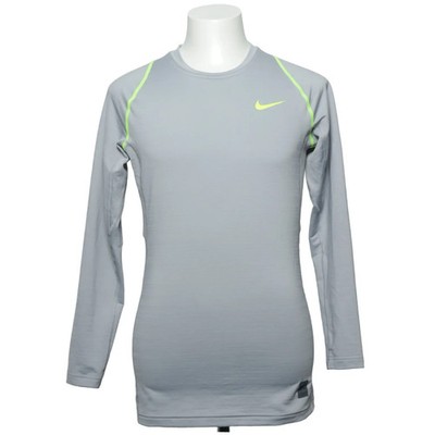 Nike Pro, Unterziehshirt, Größe: L, model: hyperwarm compression, Grau #OOi