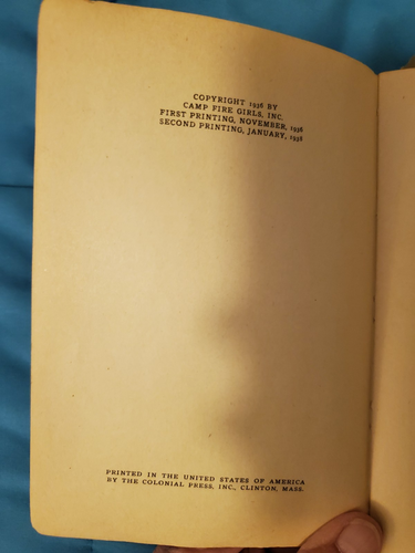 Books Collectible Antique Camp Fire Girls 1938 Campfire Girl's Happiness 1914 - Picture 2 of 5