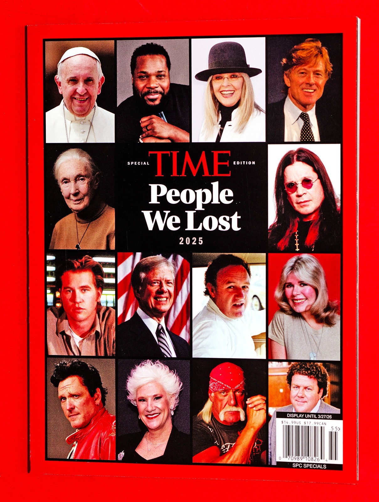 Time Magazine SPECIAL People We Lost 2025 POPE FRANCIS OZZY OSBOURNE HULK HOGAN