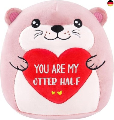 Valentinstag Otter Kuscheltier, Weiches Plüschtier mit ?You Are My Otter Half? 