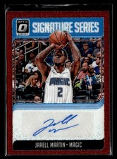 2018-19 Donruss Optic Jarell Martin #SG-JMT Signature Series Red Auto