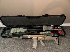 Novritsch ssg10 A1 Airsoft Spring Sniper Rifle w/fn-scar aeg lipo/glock co2 