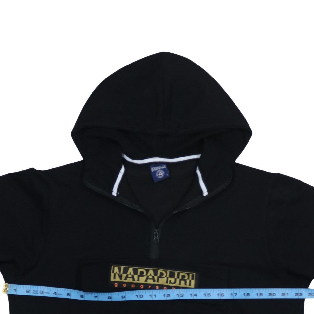Napapijri Black Hoodie Mens L image 5