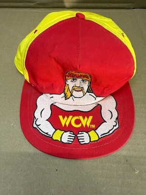 WCW Hulk Hogan Big Logo Vintage Wrestling Snapback Cap Hat